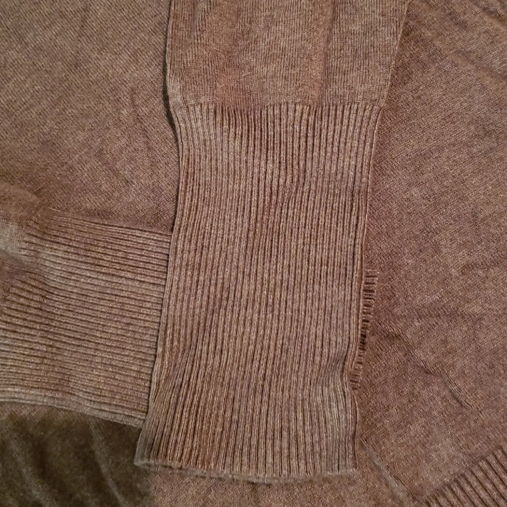 Brown Ribbed Sweater - Picture 3 of 4